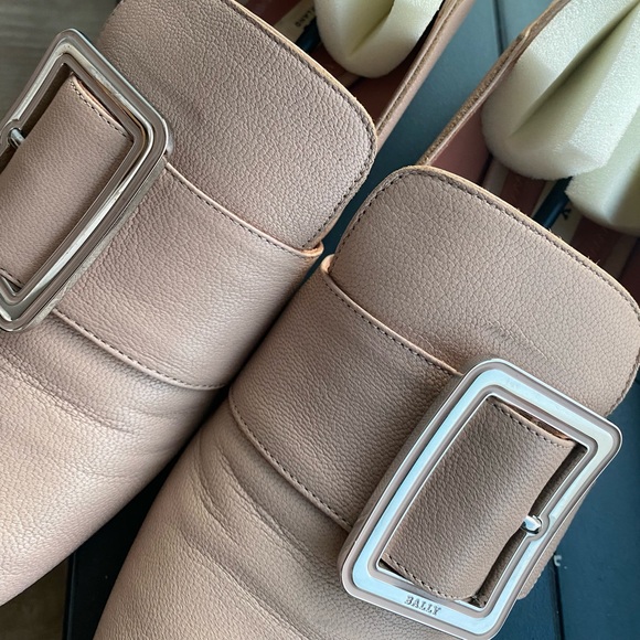 Bally Janelle Women’s Leather Slipper Rose/ Beige - Picture 2 of 12